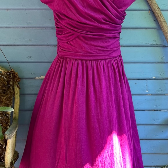 Velvet by Graham & Spencer Deep Purple Midi Dress - Picture 3 of 7